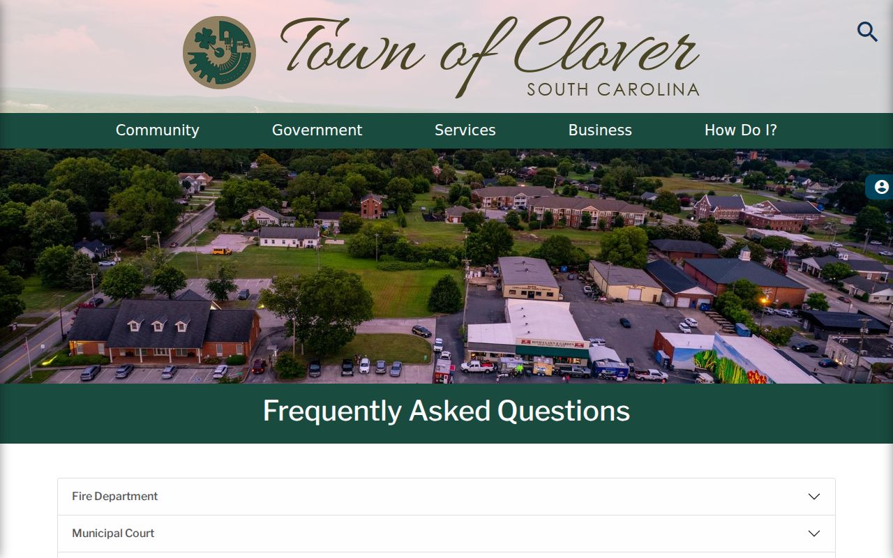 Clover court FAQ instructions for choosing a court and posting bond by mail